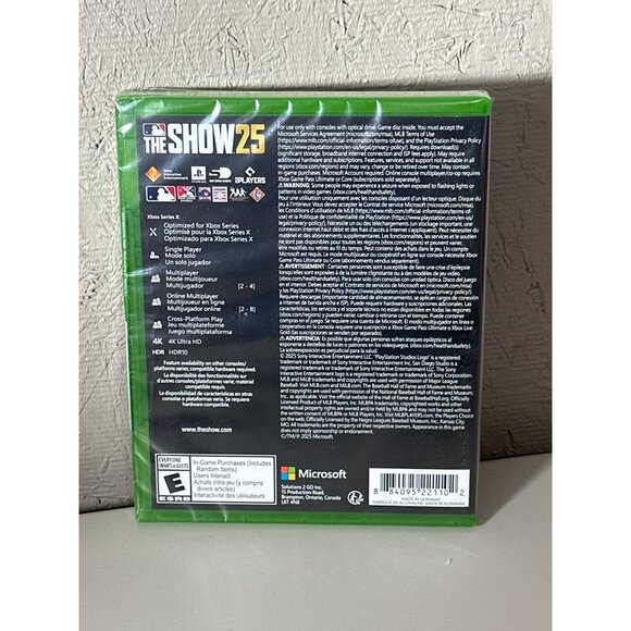 MLB The Show 25 Xbox Series X Game New Sealed Sports Video Game By San Diego Stu - Picture 2 of 2
